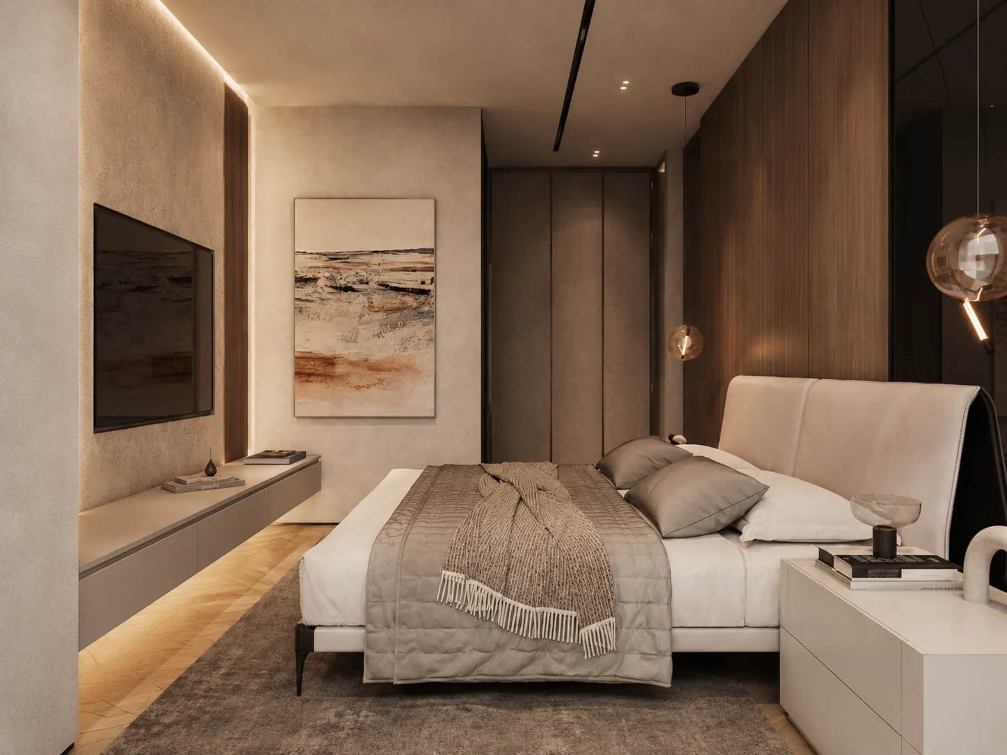 One of the villa's complete en-suite guest bedrooms